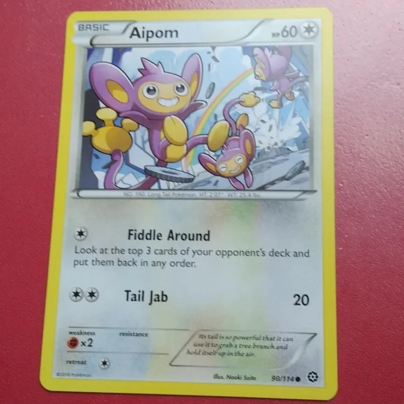 pokemon aipom card Aipom 075/066 AR Ancient Roar & Future Flash main image 0